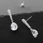 Mariell Pear-Shaped Cubic Zirconia Drop Earrings with Tapered Top - Great for Brides, Proms & Bridesmaids Mariell Pear-Shaped Cubic Zirconia Drop Earrings with Tapered Top - Great for Brides, Proms & Bridesmaids