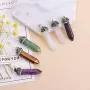 Natural Amethyst Healing Pendant Necklace,Chakra Stone Gemstone Crystal Pendants Calming Energy Jewelry Necklace for Women Ladies Girls Natural Amethyst Healing Pendant Necklace,Chakra Stone Gemstone Crystal Pendants Calming Energy Jewelry Necklace for Women Ladies Girls