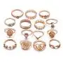 BERYUAN Women Rings Set Knuckle Rings Gold Stacking Rings for Girls and Teens Rings Cute Jewelry Rings Size 15Pcs BERYUAN Women Rings Set Knuckle Rings Gold Stacking Rings for Girls and Teens Rings Cute Jewelry Rings Size 15Pcs