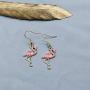 Pink Enamel Flamingo Bird Dangle Earrings Owl Earrings Unicorn Earrings Daisy Earrings Romantic Bird Jewelry for Women Girls