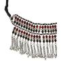 Crunchy Fashion Bollywood Traditional Indian/Bohemian Style Afgani Oxidized Silver Boho Gypsy Tribal Handmade Jewelry Necklace for Women/Girls