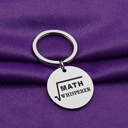 PENQI Mathematical Formula Keychain Gift Math Lovers Jewelry Math Whisperer Keychain Math Jewelry Math Lovers Jewelry Math Teacher Appreciation Gift