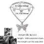 Ckecharfa Layered Rhinestone Pendant Necklace Sparkly Silver Butterfly Necklaces Chain Collar Full Crystal Choker Chains Adjustable Jewelry for Women and Girls Ckecharfa Layered Rhinestone Pendant Necklace Sparkly Silver Butterfly Necklaces Chain Collar Full Crystal Choker Chains Adjustable Jewelry for Women and Girls