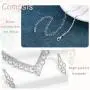 Campsis Wedding Bridal Necklace Set Crystal Rhineaton Necklace Earring Jewelry for Women and Girls Campsis Wedding Bridal Necklace Set Crystal Rhineaton Necklace Earring Jewelry for Women and Girls