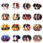 16 Pair Round African Women Earrings Wooden Painted Ethnic Style Dangle Earring Geometric Personalized Earrings