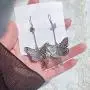 fxmimior Bohemian Silver Butterfly Long Women Earrings Long Chain Drop Dangle Earrings Jewelry for Party Prom fxmimior Bohemian Silver Butterfly Long Women Earrings Long Chain Drop Dangle Earrings Jewelry for Party Prom