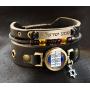 Lost Tribe Designs Hebrew Biblical Ten Commandments Bracelet with Shema Yisrael, Star of David and Beads