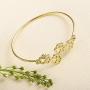 RUXIANG Dog and Cat Four Paw Print Animal Hook Opening Bracelet Jewelry