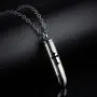 Mens Black Cross Pendant Stainless Steel Religious Bullet Urn Ashes Memorial Keepsake Necklace Chain for Men Women Prayer Jewelry Mens Black Cross Pendant Stainless Steel Religious Bullet Urn Ashes Memorial Keepsake Necklace Chain for Men Women Prayer Jewelry