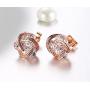 Gold Plated Stud Earrings, Hypoallergenic & Nickel Free Earrings for Women