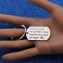 WUSUANED Boyfriend Gift I Love You with All My Boobs Keychain Funny Jewelry