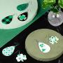 20 Pairs St Patricks Day Earrings Faux Leather Clover Earrings Lightweight Teardrop Earrings for Women