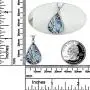 POPLYKE Tree of Life Pendant Necklace for Women Sterling Silver Family Tree Teardrop Alabone Shell Celtic Knot Jewelry for Mom Girls (Colorful-Alabone Teardrop Tree Necklace)
