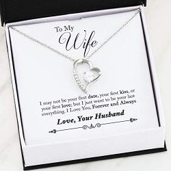 Faith Davis Forever Love Necklace - Gift for Wife from Husband - Anniversary, Birthday, Valentines Day, or Just Because!