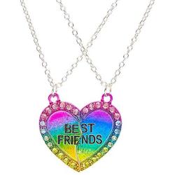 Claires Matching Pendant Best Friends Necklaces, Assorted Styles, 16 Inches Long