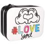 Disney Mickey Mouse Love You Faux Leather Travel Jewelry Box Organizer