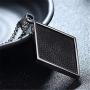 Mens Retro Stainless Steel 1% er Pendant Necklace with 24inch Link Chain