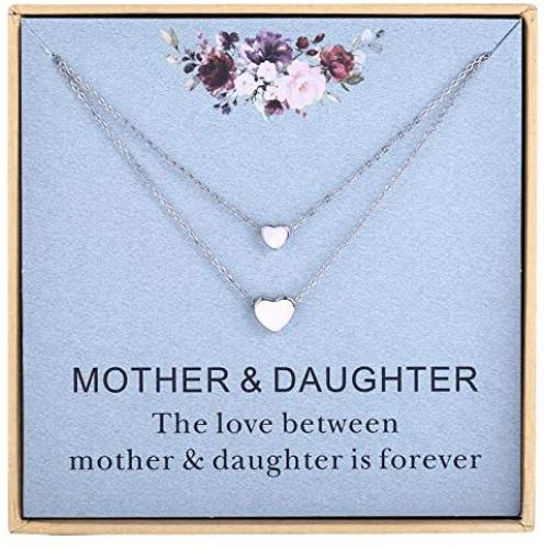 BENOITE from Daughter Jewelry Sets for Two - Sterling Silver Mother and Daughter Necklace Set - Mom and Daughter Jewelry - Gift for Mom - Mommy and Me Necklace Set