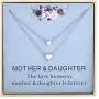 BENOITE from Daughter Jewelry Sets for Two - Sterling Silver Mother and Daughter Necklace Set - Mom and Daughter Jewelry - Gift for Mom - Mommy and Me Necklace Set BENOITE from Daughter Jewelry Sets for Two - Sterling Silver Mother and Daughter Necklace Set - Mom and Daughter Jewelry - Gift for Mom - Mommy and Me Necklace Set
