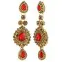 Efulgenz Indian Bollywood Bridal Wedding Kundan Crystal Necklace Earring Maang Tikka Head Chain Nose Ring Bracelet Jewelry Set Efulgenz Indian Bollywood Bridal Wedding Kundan Crystal Necklace Earring Maang Tikka Head Chain Nose Ring Bracelet Jewelry Set