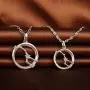 Infinite U Simple Popular Big Dipper Necklace 925 Sterling Silver Lovely Dipper Pendant Couples Necklaces Jewelry Set