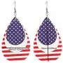 American Flag Leather Earrings Teardrop Dangle Drop Leaf Earrings Big Lightweight Faux Leather Handmade Earrings Glitter Fashion Jewelry American Flag Leather Earrings Teardrop Dangle Drop Leaf Earrings Big Lightweight Faux Leather Handmade Earrings Glitter Fashion Jewelry