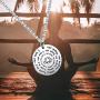 Hooponopono Prayer Necklace Im Sorry Please Forgive Me Thank You I Love You Spiritual Necklace