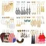 45 Pairs Fashion Drop Earrings Set for Women Girls Gold Dangle Earrings with Bohemian Tassel Leather Acrylic Butterfly Boho Jewelry for Halloween/Birthday/Party/Christmas Gifts 45 Pairs Fashion Drop Earrings Set for Women Girls Gold Dangle Earrings with Bohemian Tassel Leather Acrylic Butterfly Boho Jewelry for Halloween/Birthday/Party/Christmas Gifts