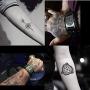 Viking Bracelet Norse Vegvisir - Nordic Bracelet with Runic Compass - Celtic Pagan Jewelry (Vegvisir Silver)