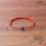 kelistom Red Evil Eye Bracelet for Women Men Teen Girls Boys Simple Minimalist Kabbalah Bracelets for Protection and Good Luck 1/2/6 Pieces