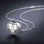Cuoka Urn Necklaces for Ashes Cremation Jewelry for Ashes 925 Sterling Silver Cremation Necklace for Ashes Angel Wing Always in My Heart Necklace Ashes Necklace (Always in My Heart)