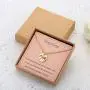 Augonfever Pinky Promise Necklace Compass Gift for Girls Women with Message Card