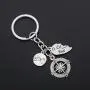 WUSUANED Broken Heart Best Friends Pinky Promise Compass Keychain Set Friendship Gift Jewelry WUSUANED Broken Heart Best Friends Pinky Promise Compass Keychain Set Friendship Gift Jewelry