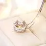 BEAUTY CROWN Charm 925 Sterling Silver Crystal Necklace Pendant Retro and Fashion Style Jewelry For Women and Girl BEAUTY CROWN Charm 925 Sterling Silver Crystal Necklace Pendant Retro and Fashion Style Jewelry For Women and Girl