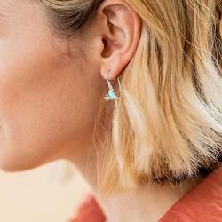 Boma Jewelry Sterling Silver Bird Earrings
