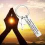 BEKECH Christian Keychain Gifts Trust in The Lord Proverbs 3:5-6 Keychain with Cross Charm Religious Jewelry Christian Faith Gift BEKECH Christian Keychain Gifts Trust in The Lord Proverbs 3:5-6 Keychain with Cross Charm Religious Jewelry Christian Faith Gift