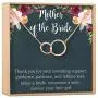 Mother of the Bride Gift Necklace: Parent of Bride Jewelry, Wedding, 2 Asymmetrical Circles (rose-gold-plated-brass, NA) Mother of the Bride Gift Necklace: Parent of Bride Jewelry, Wedding, 2 Asymmetrical Circles (rose-gold-plated-brass, NA)