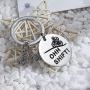 Hibetek Cycling Gift Oh Shift Keychain Jewelry Funny Cyclist Keychain Cool Triathlon Biking Rider Gift