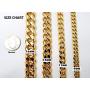 Hollywood Jewelry 24K Gold Cuban Link Chain Necklace for Men, Women, Teen. Real 16MM 24ct Gold Plated. Diamond-Cut W/Solid Clasp.