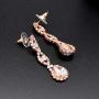 UDORA Crystal Necklace Earrings Jewelry Sets for Bridesmaid Bridal Wedding Party