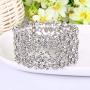 EVER FAITH Crystal Art Deco Bridal Stretch Bracelet Bundle Vintage Bridal Necklace Earrings Set