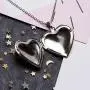 Fanery Sue Personalized Heart Locket Necklace That Holds Pictures Memory Photo Lockets Custom Any Photo Text&Symbols