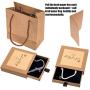 Couple Magnetic Bracelet Set Rope Braided Charm Adjustable Couple Gift Box Package Jewelry Set Box for Women Men 2 Pieces