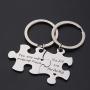 ENSIANTH Puzzle Jewelry Couple Gift You are My Missing Piece,You Fit Me Perfectly Necklace and Keyring Set of Two