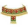 Aheli Indian Traditional Bollywood Style Enamel Necklace Earring Set Ethnic Jewelry