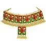 Aheli Indian Traditional Bollywood Style Enamel Necklace Earring Set Ethnic Jewelry Aheli Indian Traditional Bollywood Style Enamel Necklace Earring Set Ethnic Jewelry