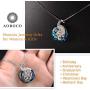Phoenix Pendant Necklace for Women Sterling Silver Female Jewelry Gifts with Swarovski Crystal
