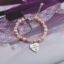 Zuo Bao Bridesmaid Jewelry Gift Nature Pearl Bracelet Maid of Honor Proposal Gift for Junior Bridesmaid