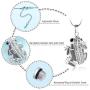 mingkejw Cremation Jewelry Frog Urn Necklace for Ashes Stainlee Steel Urn Necklace Keepsake for Human Ashes