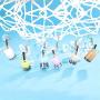 D.Rosse 6 Pairs Creative Unique Bubble Boba Tea Dangle Earrings Funny Personality Milk Tea Drink Earring Colorful Glass Bottle Funny Earrings for Women Girls Party Jewelry Gifts